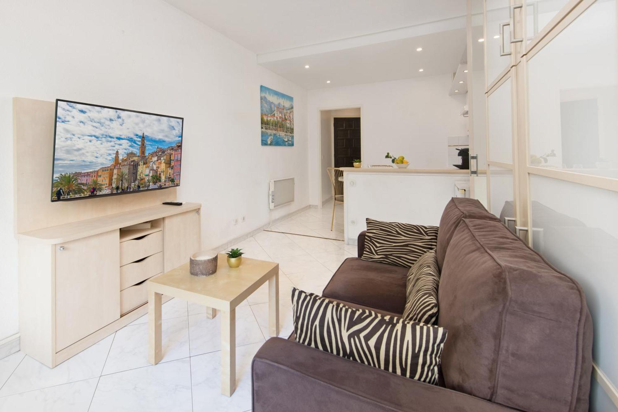 Cosy Studio - Residence Front De Mer - Menton Exterior foto