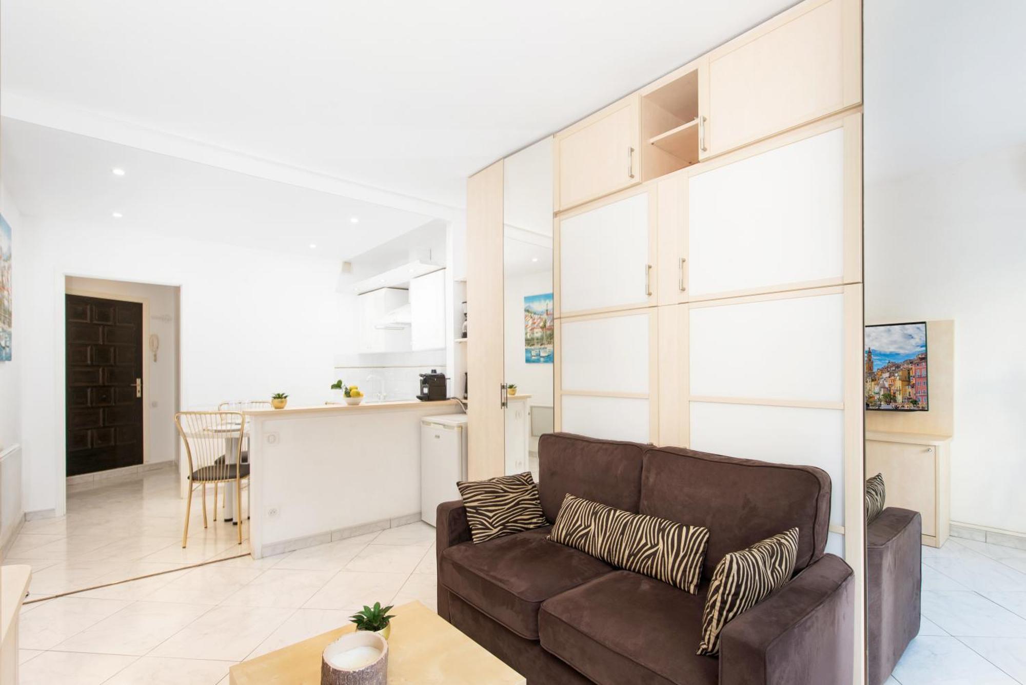 Cosy Studio - Residence Front De Mer - Menton Exterior foto